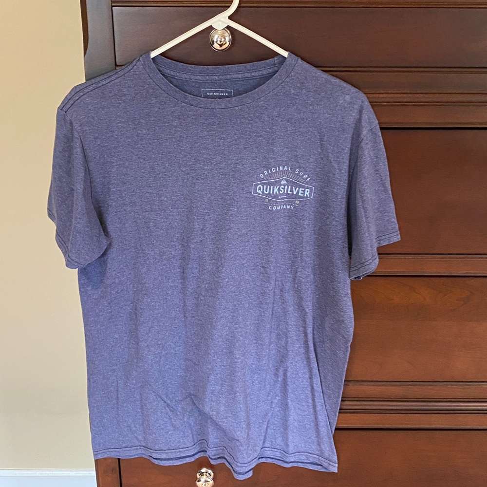 Quiksilver Heathered blue tee